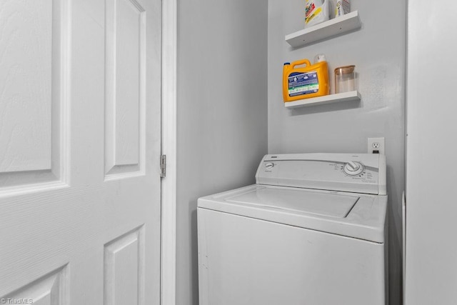 415 Crestview Dr, Thomasville, NC 27360 - washroom featuring washer / dryer