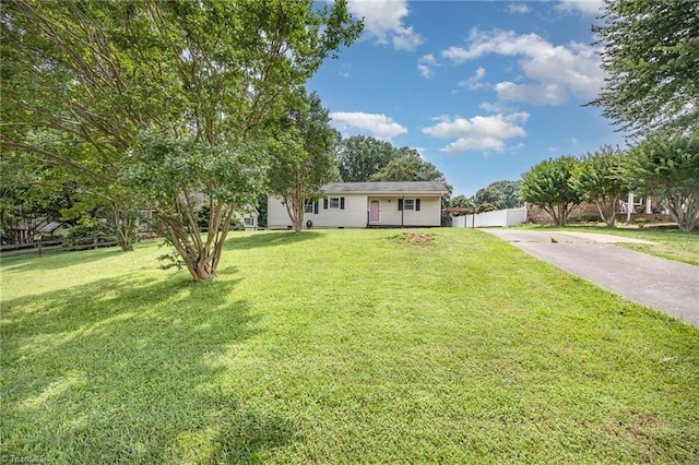 1018 Sequoia Dr, Lewisville, NC 27023 - ranch-style home featuring driveway