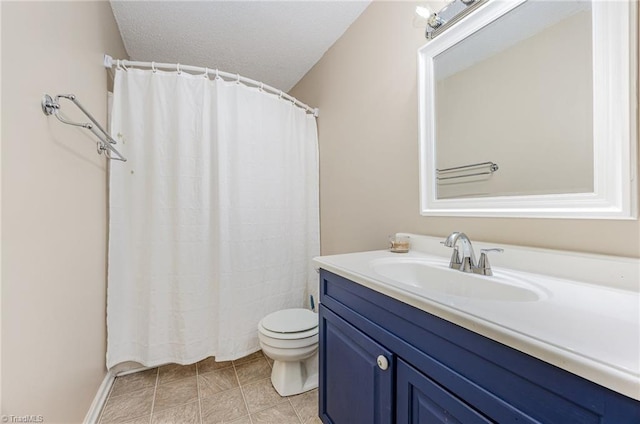 1018 Sequoia Dr, Lewisville, NC 27023 - bathroom featuring vanity, a shower with curtain, and tile patterned flooring