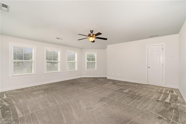 5207 York Place Ct, Walkertown, NC 27051 - empty room with carpet floors and ceiling fan