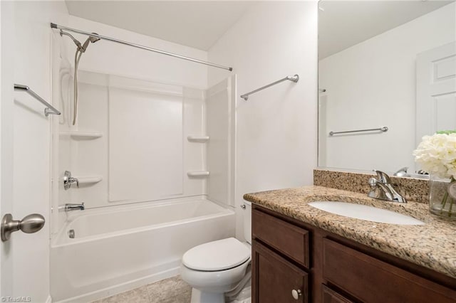 5207 York Place Ct, Walkertown, NC 27051 - full bath featuring vanity, shower / washtub combination, and tile patterned floors