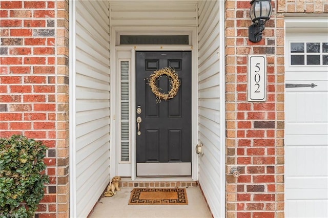 view of entrance to property