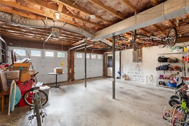 641 Doe Run Dr, Kernersville, NC 27284 - garage featuring electric panel