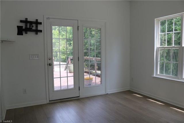 6215 Glen Way Dr, Winston-Salem, NC 27107 - doorway featuring healthy amount of natural light and wood finished floors