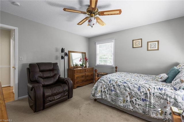 213 Timmys Ln, King, NC 27021 - bedroom featuring carpet floors and a ceiling fan