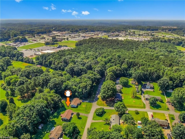 213 Timmys Ln, King, NC 27021 - bird's eye view of a heavily wooded area