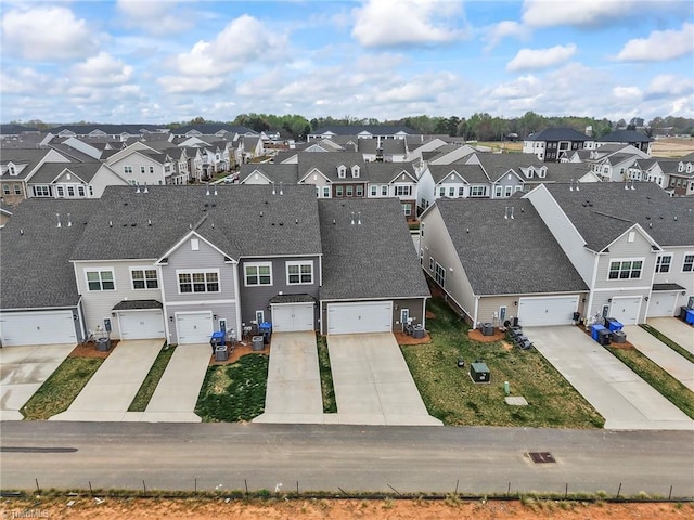 aerial view featuring a residential view