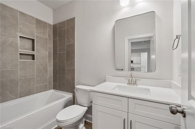 5421 High Valley Ln, Winston-Salem, NC 27104 - full bath with vanity and washtub / shower combination