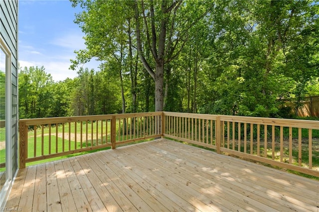 5421 High Valley Ln, Winston-Salem, NC 27104 - view of wooden deck