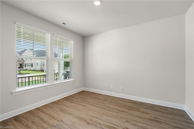 5421 High Valley Ln, Winston-Salem, NC 27104 - unfurnished room with wood finished floors and recessed lighting