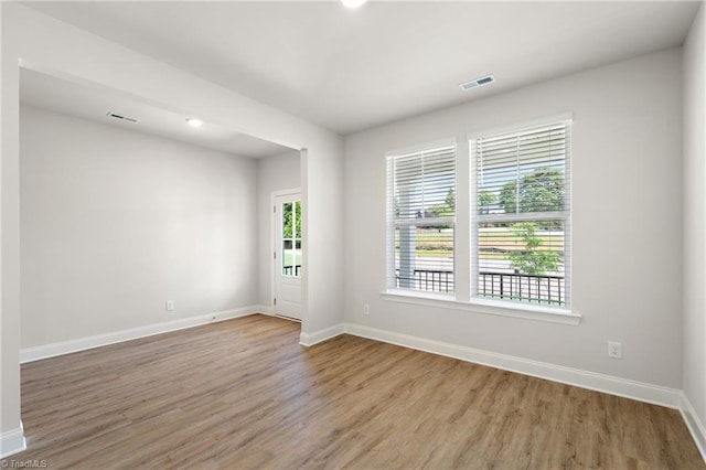 5421 High Valley Ln, Winston-Salem, NC 27104 - spare room featuring wood finished floors and baseboards