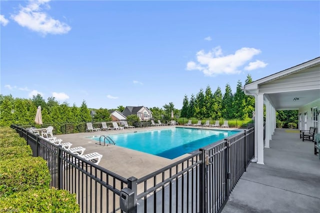 3502 Quarry Ct, High Point, NC 27265 - community pool featuring a patio area