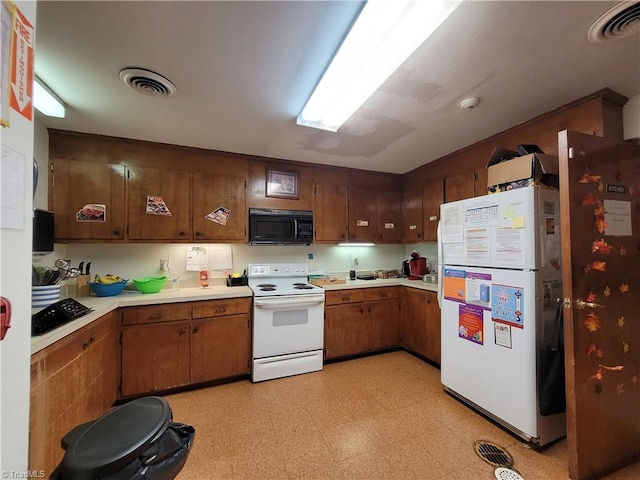 kitchen with white appliances