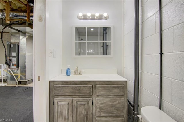 4962 Serenity Ln, Granite Falls, NC 28630 - bathroom with vanity and toilet
