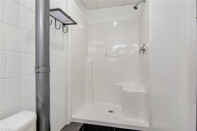 4962 Serenity Ln, Granite Falls, NC 28630 - bathroom with a shower and toilet