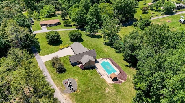 4962 Serenity Ln, Granite Falls, NC 28630 - aerial view of a pool