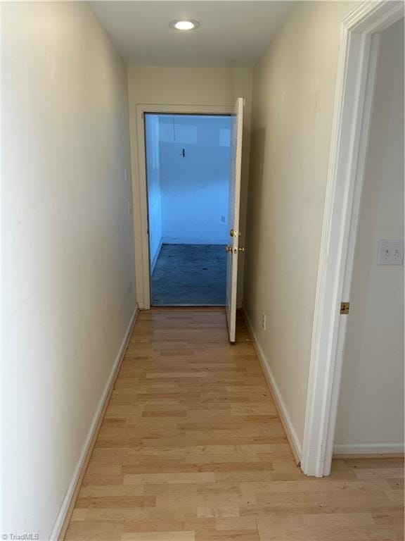 135 Plantation Place Ln, Mount Airy, NC 27030 - corridor with light wood-style floors and recessed lighting