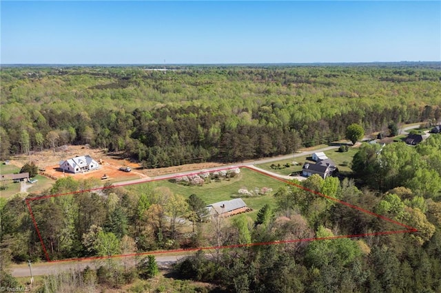 520 S Bunker Hill Rd, Colfax, NC 27235 - view of property location with a forest and property parcel outlined
