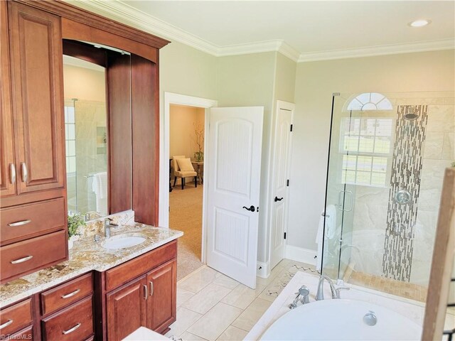 empty room featuring light carpet, crown molding, and a tray ceiling