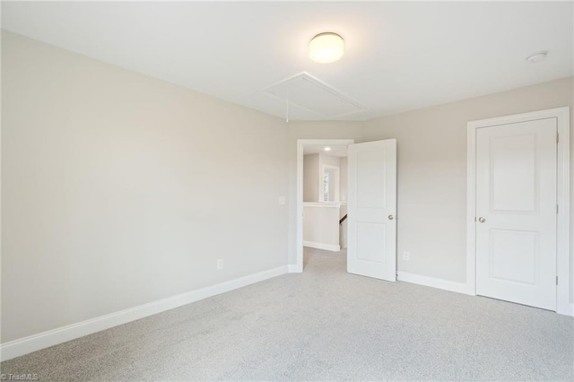 unfurnished bedroom with carpet floors