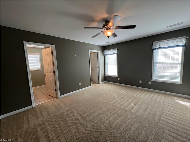 111 Braewyck Ln, King, NC 27021 - empty room with light carpet and ceiling fan