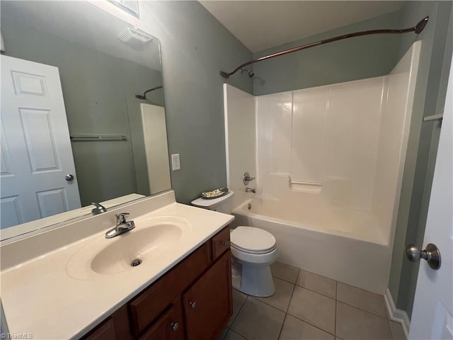 111 Braewyck Ln, King, NC 27021 - full bath with vanity, tile patterned flooring, and  shower combination