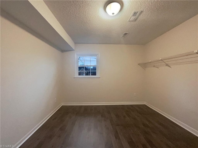 interior space featuring dark wood-style floors