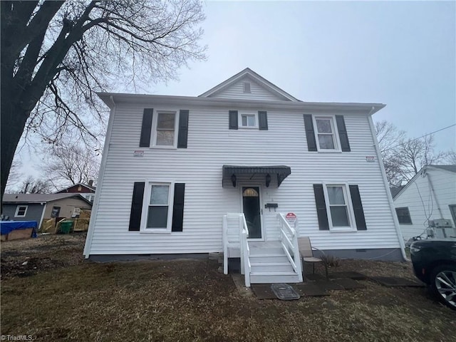 view of front of property