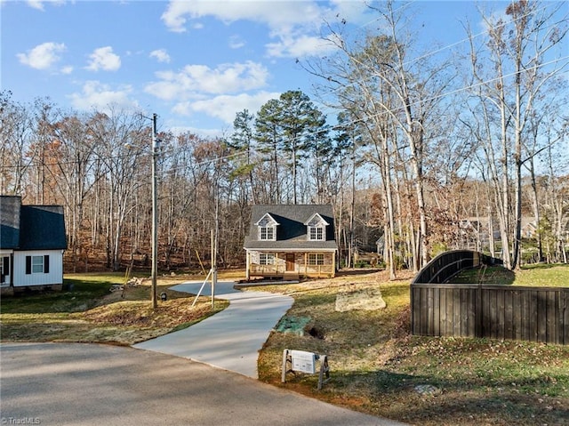 surrounding community with fence