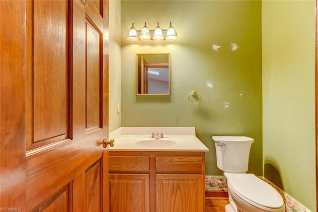 6400 Muirfield Dr, Greensboro, NC 27410 - bathroom with toilet and vanity