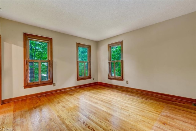 6400 Muirfield Dr, Greensboro, NC 27410 - spare room with light wood finished floors, plenty of natural light, and a textured ceiling
