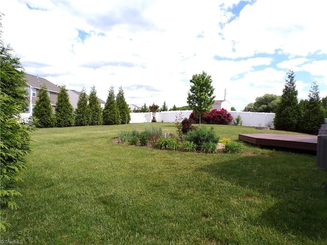8003 Helison Ct, Stokesdale, NC 27357 - view of yard with fence