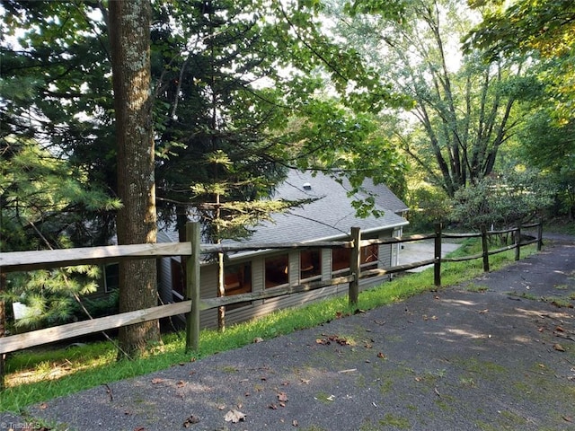 view of side of property