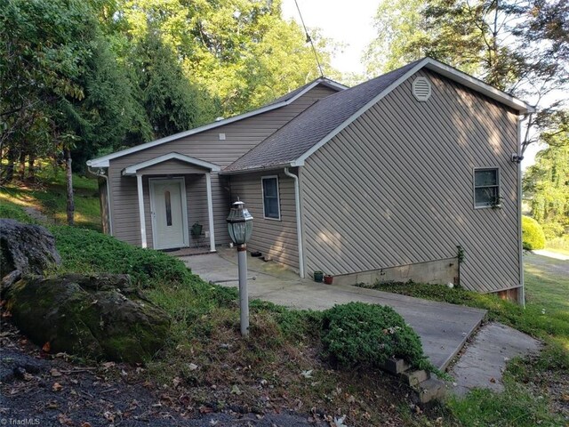 exterior space with a patio