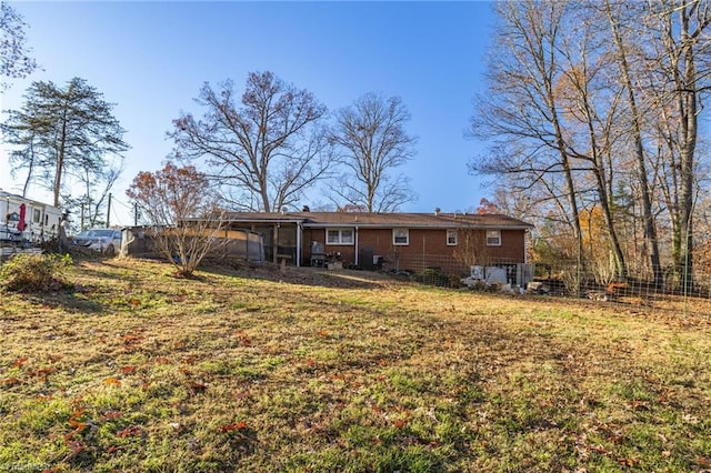 view of rear view of property