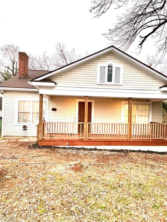 view of rear view of property