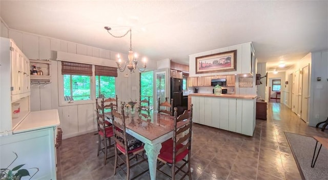 235 Hogan Bowers Rd, Thomasville, NC 27360 - dining room with a chandelier