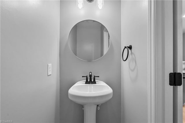 bathroom with a sink