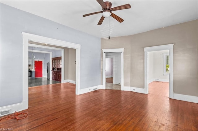 524 Horah St, Salisbury, NC 28144 - unfurnished room featuring wood finished floors and a ceiling fan