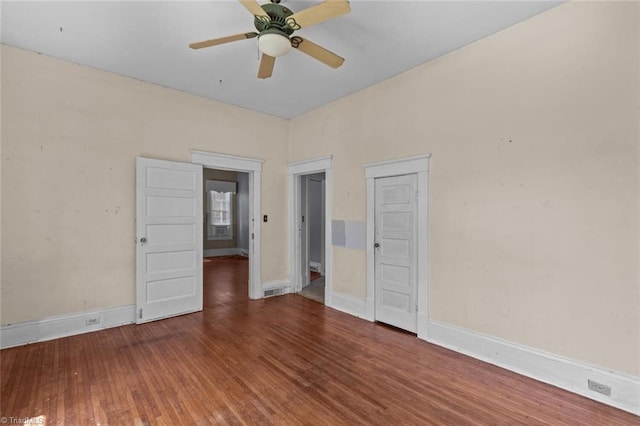 524 Horah St, Salisbury, NC 28144 - unfurnished room featuring wood finished floors and a ceiling fan