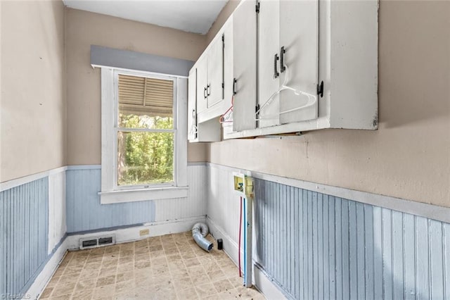 524 Horah St, Salisbury, NC 28144 - washroom featuring a wainscoted wall and cabinet space