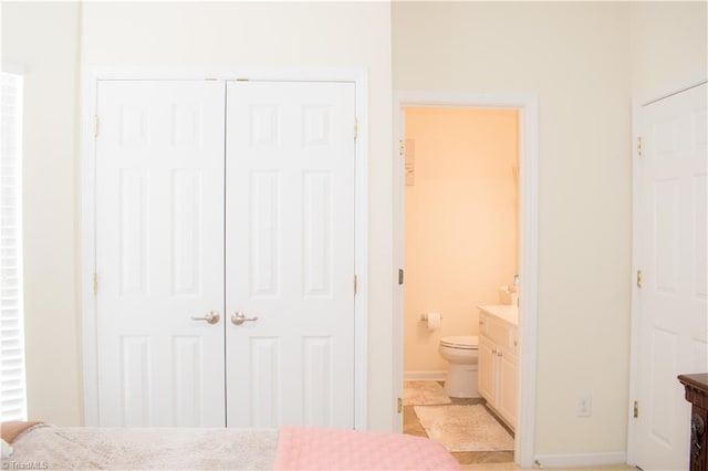 3029 Zacharys Keep Ct, Winston-Salem, NC 27103 - bedroom featuring a closet and connected bathroom