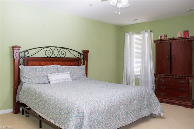 3029 Zacharys Keep Ct, Winston-Salem, NC 27103 - bedroom with light carpet and ceiling fan