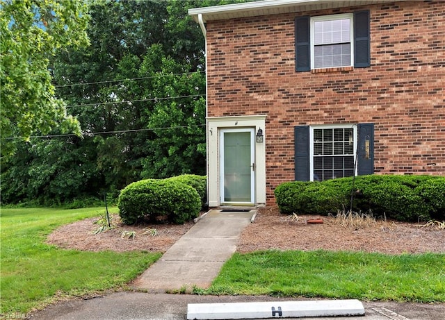 2325 Bay Meadows Ct Unit H, Clemmons, NC 27103 - view of front of property with brick siding