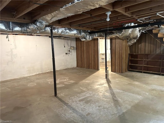 437 Charles Dr, Winston-Salem, NC 27107 - view of unfinished below grade area