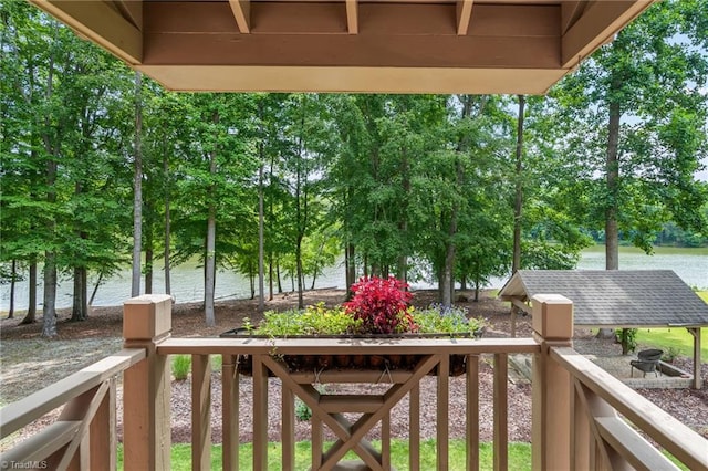 2020 La Dora Dr, High Point, NC 27265 - balcony with a water view