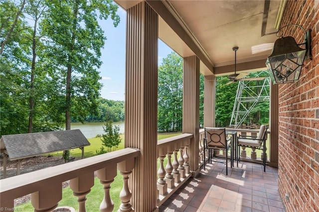 2020 La Dora Dr, High Point, NC 27265 - balcony featuring a water view