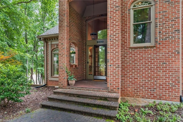2020 La Dora Dr, High Point, NC 27265 - entrance to property featuring brick siding