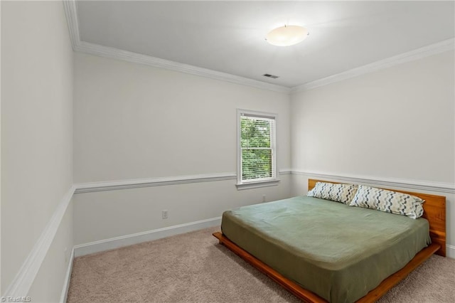 2020 La Dora Dr, High Point, NC 27265 - bedroom featuring ornamental molding and carpet flooring