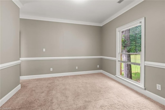 2020 La Dora Dr, High Point, NC 27265 - unfurnished room featuring carpet flooring and crown molding